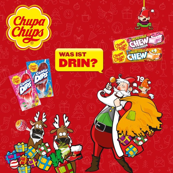 Calendrier de l'avent sucette Chupa Chups XXL 2025 - Bonbon Sucette