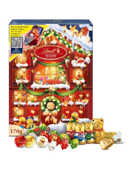 Calendrier de l'avent 2025 Lindt Ours - 24 Chocolats