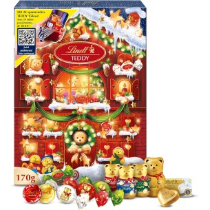 Calendrier de l'avent 2025 Lindt Ours - 24 Chocolats