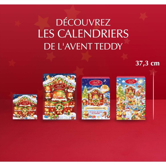 Calendrier de l'avent 2025 Lindt Ours - 24 Chocolats