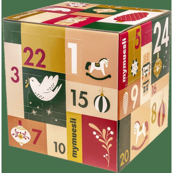 Calendrier de l'avent 2025 Mymuesli Deluxe - +promo -40€
