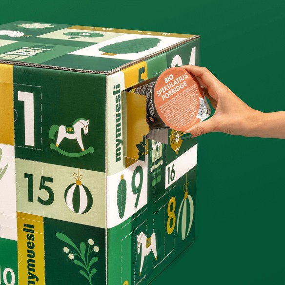 Calendrier de l'avent 2025 Mymuesli Porridge - +promo -15€