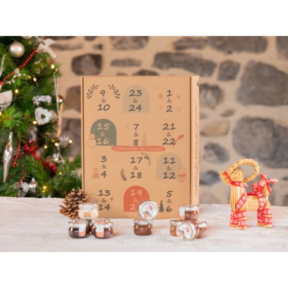 Calendrier de l'avent Pâte à Tartiner Artisanale 2025
