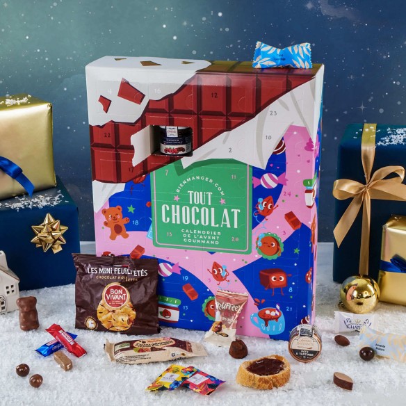 Calendrier de l'avent 2025 Chocolat Gourmand - Bienmanger