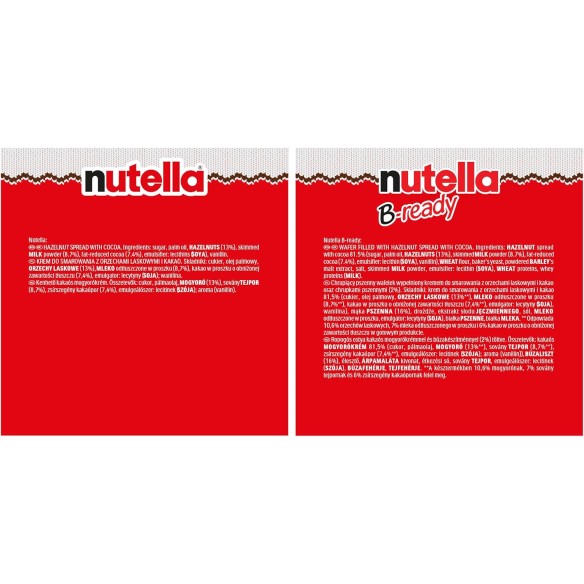 Calendrier de l'avent Nutella 2025 - Chocolat