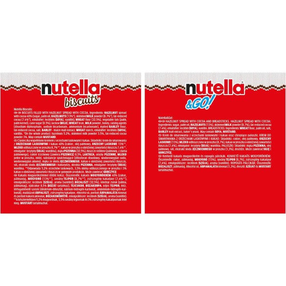 Calendrier de l'avent Nutella 2025 - Chocolat