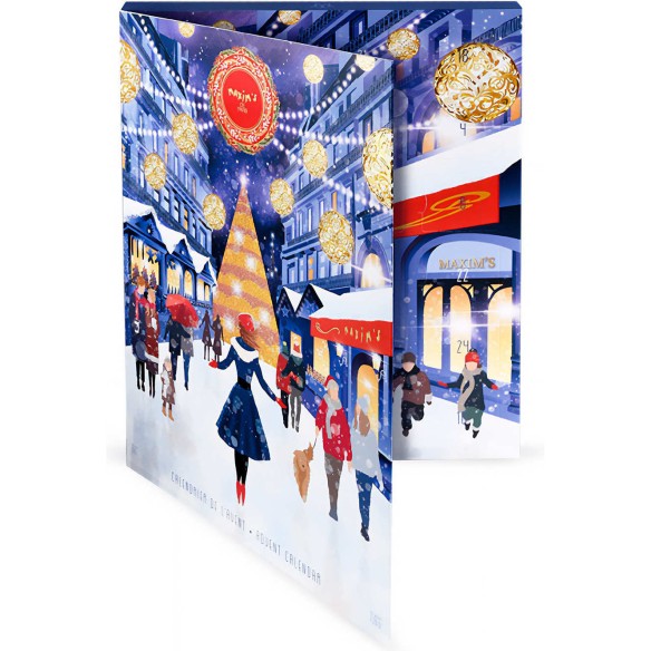 Calendrier de l'avent 2025 Maxim's - 24 Douceurs Au Chocolat