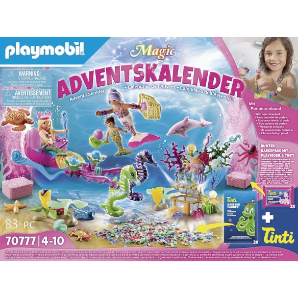 Calendrier de l'avent 2025 Playmobil Le Monde Des Sirènes - Jouet