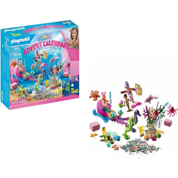 Calendrier de l'avent 2025 Playmobil Le Monde Des Sirènes - Jouet