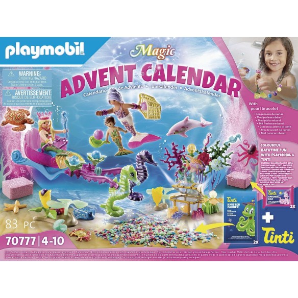Calendrier de l'avent 2025 Playmobil Le Monde Des Sirènes - Jouet
