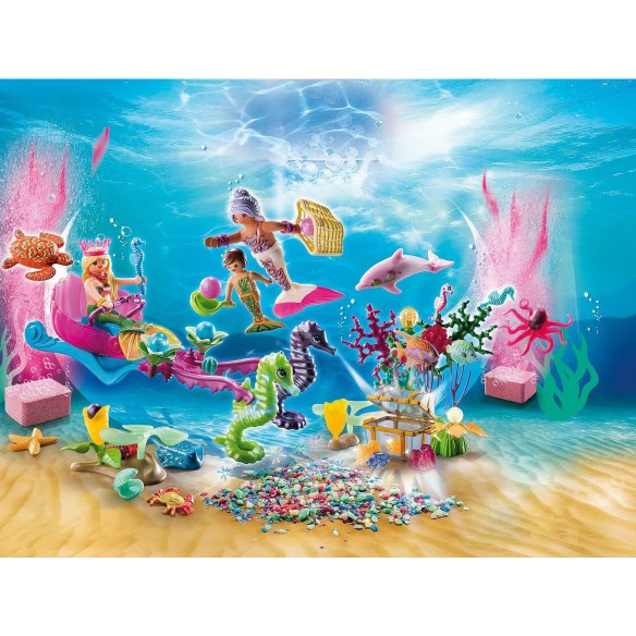 Calendrier de l'avent 2025 Playmobil Le Monde Des Sirènes - Jouet