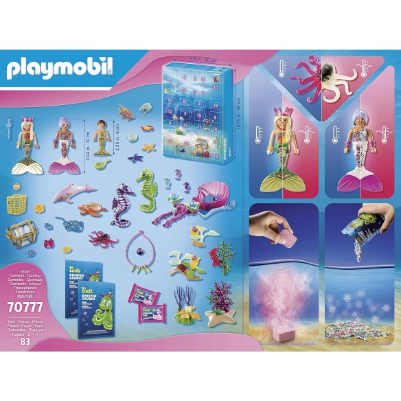 Calendrier de l'avent 2025 Playmobil Le Monde Des Sirènes - Jouet