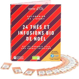 Calendrier de l'avent Thés Bio - Nature Et Découvertes 2025