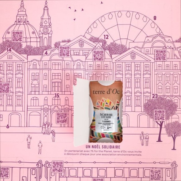 Calendrier de l'avent Thés Bio - Nature Et Découvertes 2025