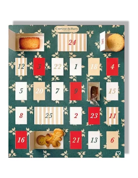 Calendrier de l'avent Comtesse Du Barry 2025 : Chocolats
