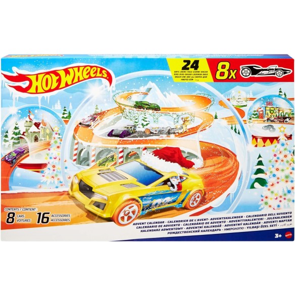 Calendrier de l'avent 2025 Hot Wheels - Jouet Voiture Enfant
