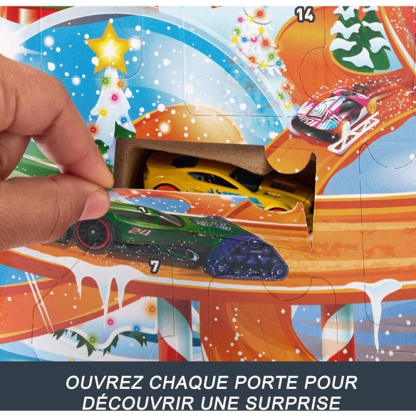 Calendrier de l'avent 2025 Hot Wheels - Jouet Voiture Enfant