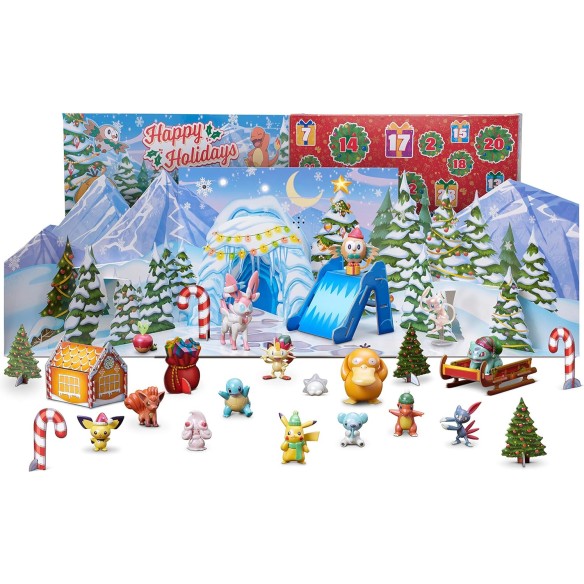 Calendrier de l'avent 2025 Pokemon Deluxe - Jouet - Enfant