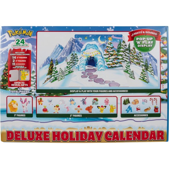 Calendrier de l'avent 2025 Pokemon Deluxe - Jouet - Enfant