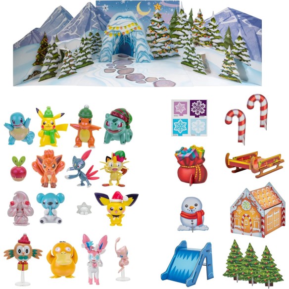 Calendrier de l'avent 2025 Pokemon Deluxe - Jouet - Enfant