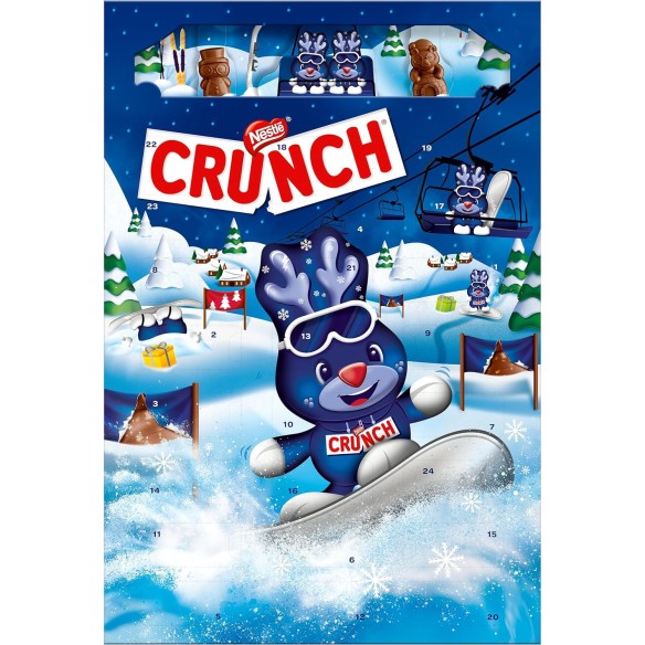 Calendrier de l'avent Crunch 2025 - 24 Chocolats Figurines