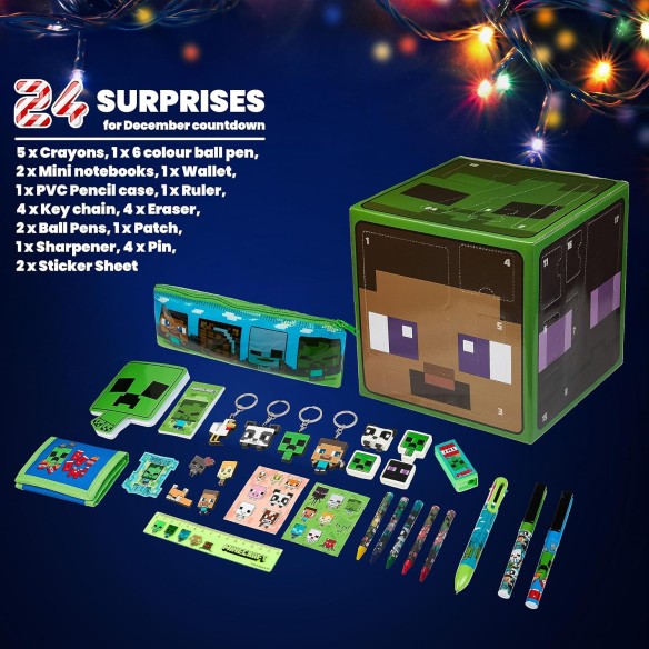 Calendrier de l'avent Minecraft Cube 2025 - +54 Surprises !