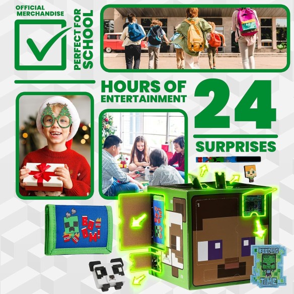Calendrier de l'avent Minecraft Cube 2025 - +54 Surprises !