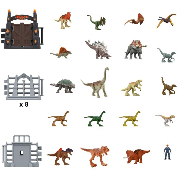 Calendrier de l'avent Jurassic Park 2025 - Dinosaure - Jouet