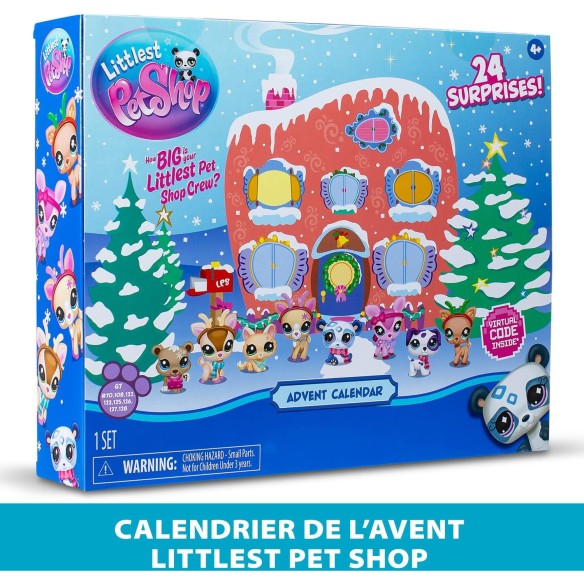 Calendrier de l'avent Littlest Pet Shop 2025 - Jouet - Fille