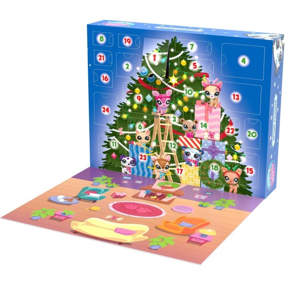 Calendrier de l'avent Littlest Pet Shop 2025 - Jouet - Fille