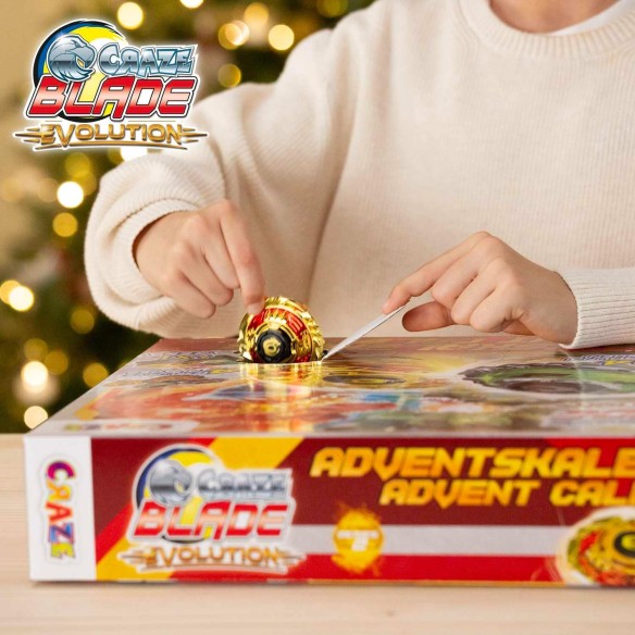 Calendrier de l'avent 2025 Jouet Toupie Blade Spinning