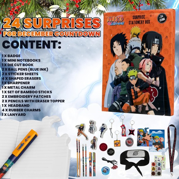 Calendrier de l'avent 2025 Naruto Officiel - Manga - Enfant