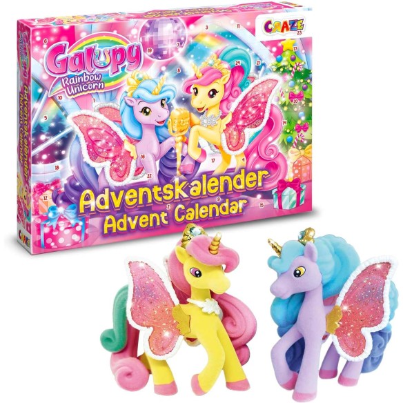Calendrier de l'avent 2025 Enfant Galupy - Jouet Avec Licorne