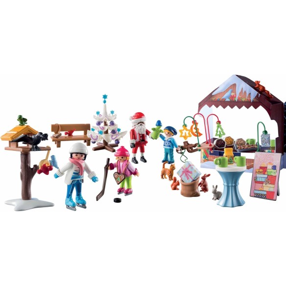 Calendrier de l'avent Playmobil Marché De Noël 2025
