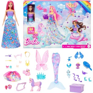 Calendrier de l'avent Barbie Dreamtopia 2025 - Jouet Enfant