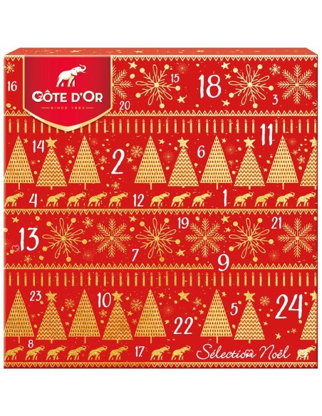 Calendrier de l'avent 2025 Cote D'Or - Chocolat Noir - Lait