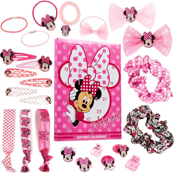 Calendrier de l'avent 2025 Disney Minnie Mouse Cheveux