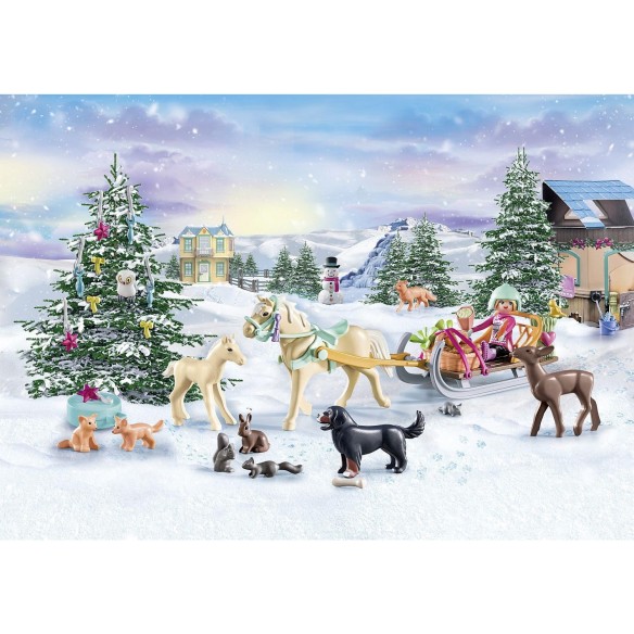 Calendrier de l'avent Playmobil - Equestre 2025