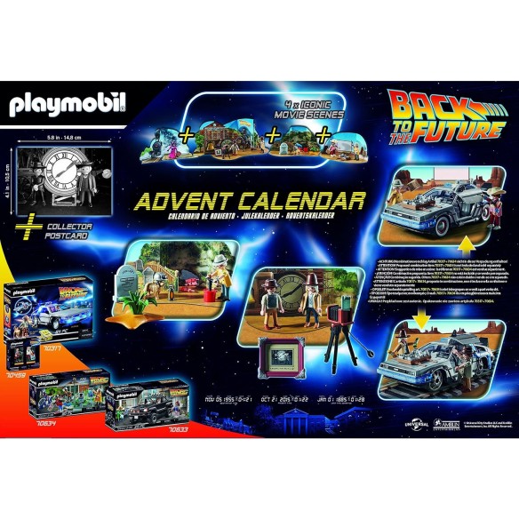 Calendrier de l'avent 2025 Playmobil Retour Vers Le Futur Iii