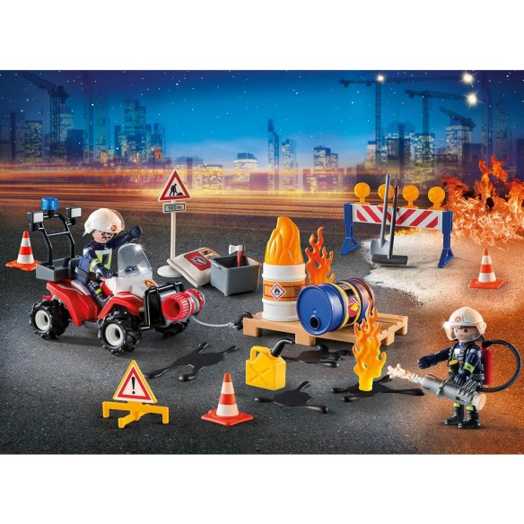 Calendrier de l'avent 2025 Playmobil Pompier - Jouet - Enfant