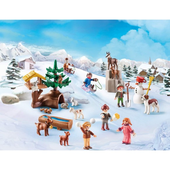Calendrier de l'avent 2025 Playmobil Heidi Et L'Hiver - Jouet