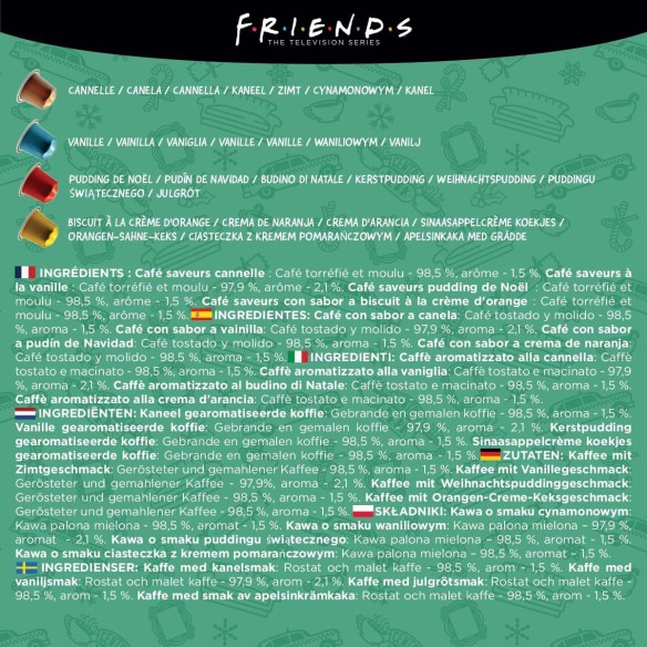 Calendrier de l'avent 2025 Café - Nespresso Friends - Café