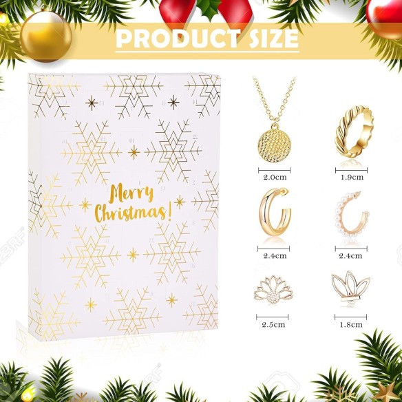 Calendrier de l'avent 2025 Bijoux Mjartoria - Prix