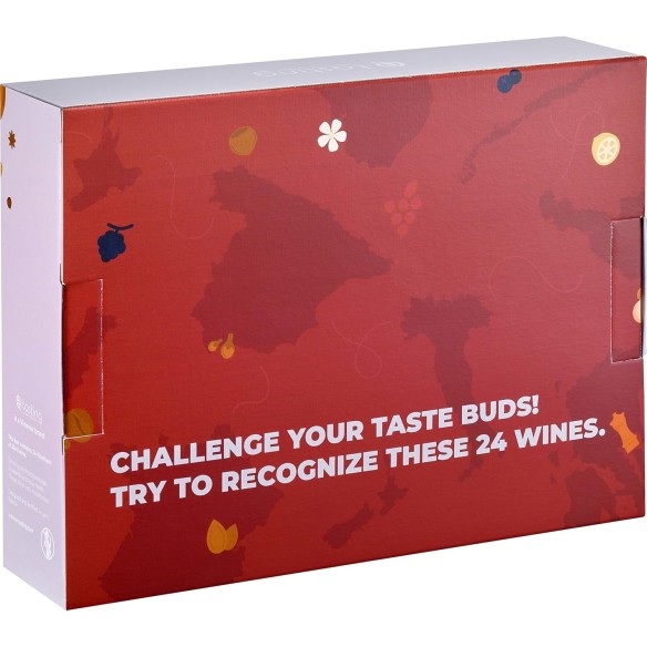 Calendrier de l'avent Vins Mystères 2025 - Vin Rouge & Blanc