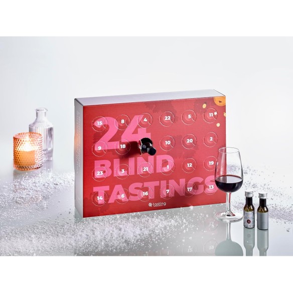 Calendrier de l'avent Vins Mystères 2025 - Vin Rouge & Blanc