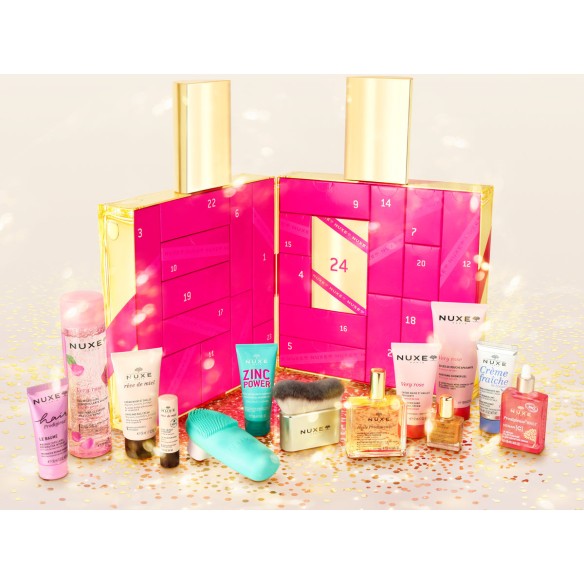 Calendrier de l'avent 2025 Nuxe - Contenu Beauté,