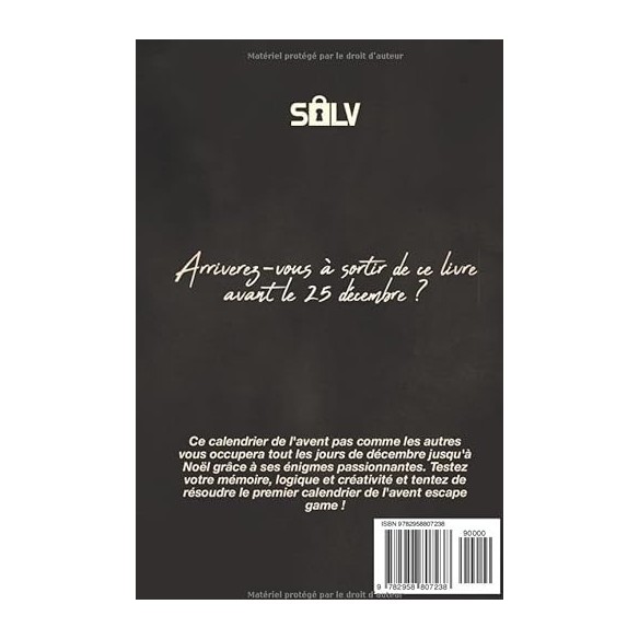 Calendrier de l'avent 2025 Escape Game 2.0 : Enigmes, Casse-tête..