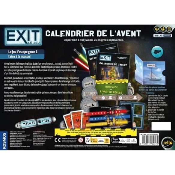 Calendrier de l'avent Exit 2025 - 24 Enigmes - Escape Game