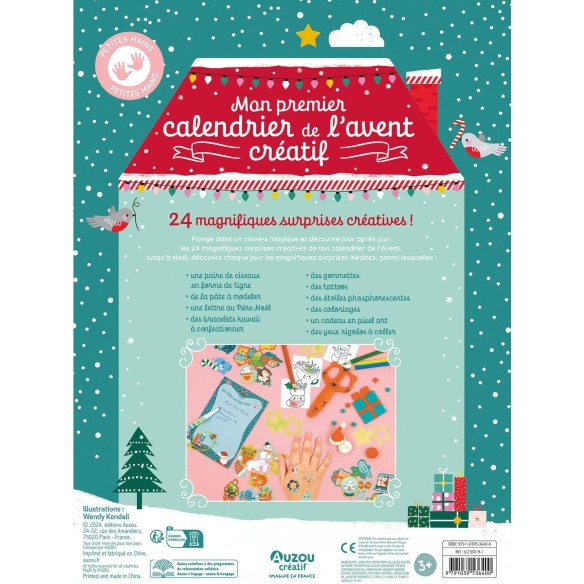 Mon Calendrier de l'avent 2025 - Accessoires Diy pour Enfant