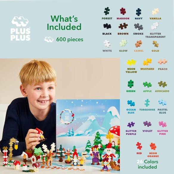 Calendrier de l'avent Plus-Plus 2025 - Jouet - Enfant